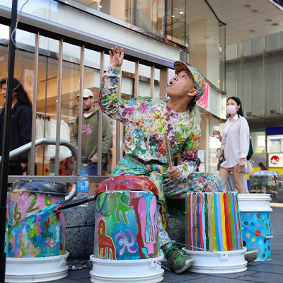 バケツドラマーshiuta